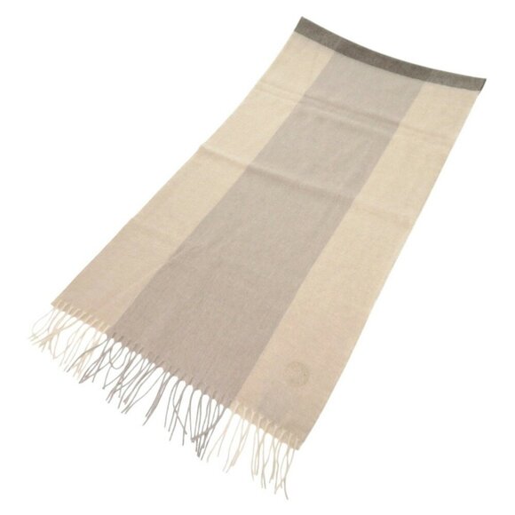 HERMES Cream Scarf - Picture 4 of 7